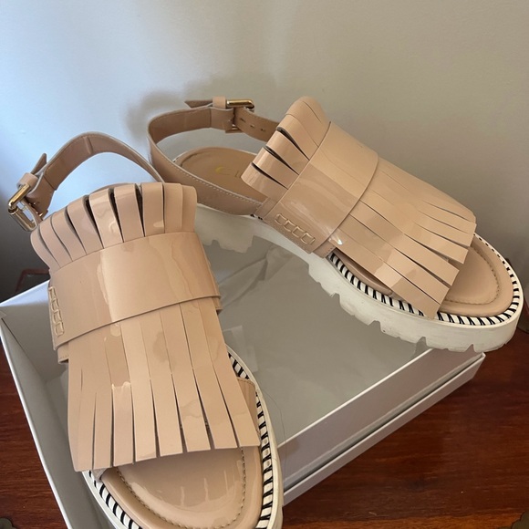 La CANADIENNE Raisa Sling Leather Sandal - like NEW with box & dustbag - Picture 2 of 12